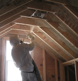 Elmonte CA attic spray foam insulation